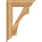 Ekena Millwork Westlake Traditional Rough Sawn Bracket w/ Offset Brace, Western Red Cedar, 8"W x 28"D x 40"H BKT0806X28X40WTL01RWR - alternate 3
